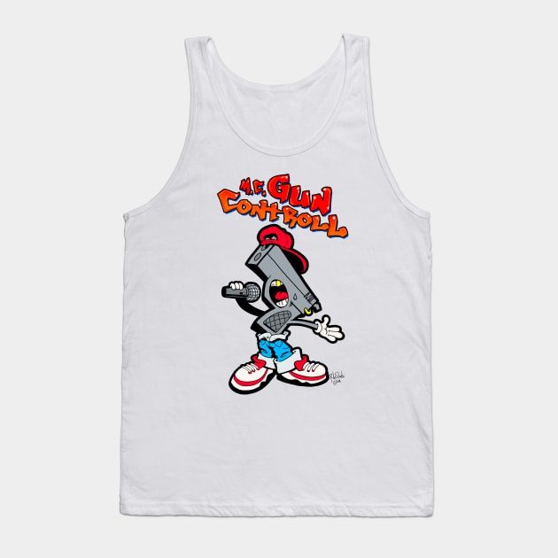 M.C. GUN CONTROL Tank Top by RobSchrab